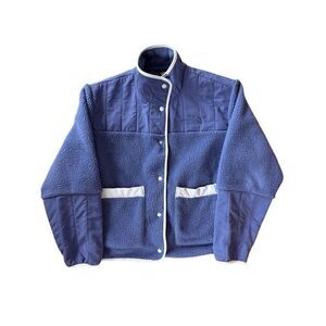 The North Face Womens Cave Blue Dusty Periwinkle Cragmont Fleece Jacket Size XL